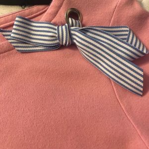 Crown & Ivy pink knit top.